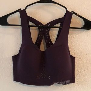 Victoria Purple Push-Up Sports Bra